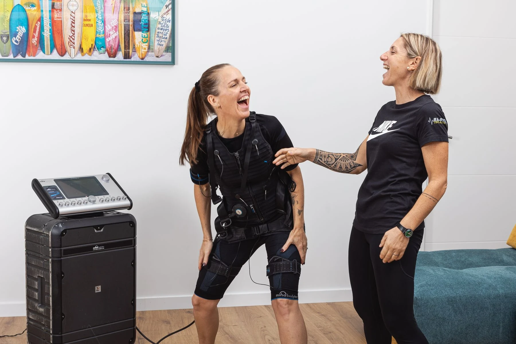 Stéphanie Cyprien, coach sportive à domicile en électrostimulation (EMS)