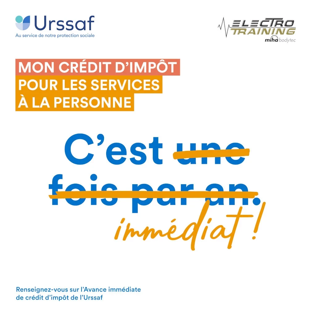 Bénéficiez de l'avance immédiate pour vos séances de coaching sportif par électrostimulation